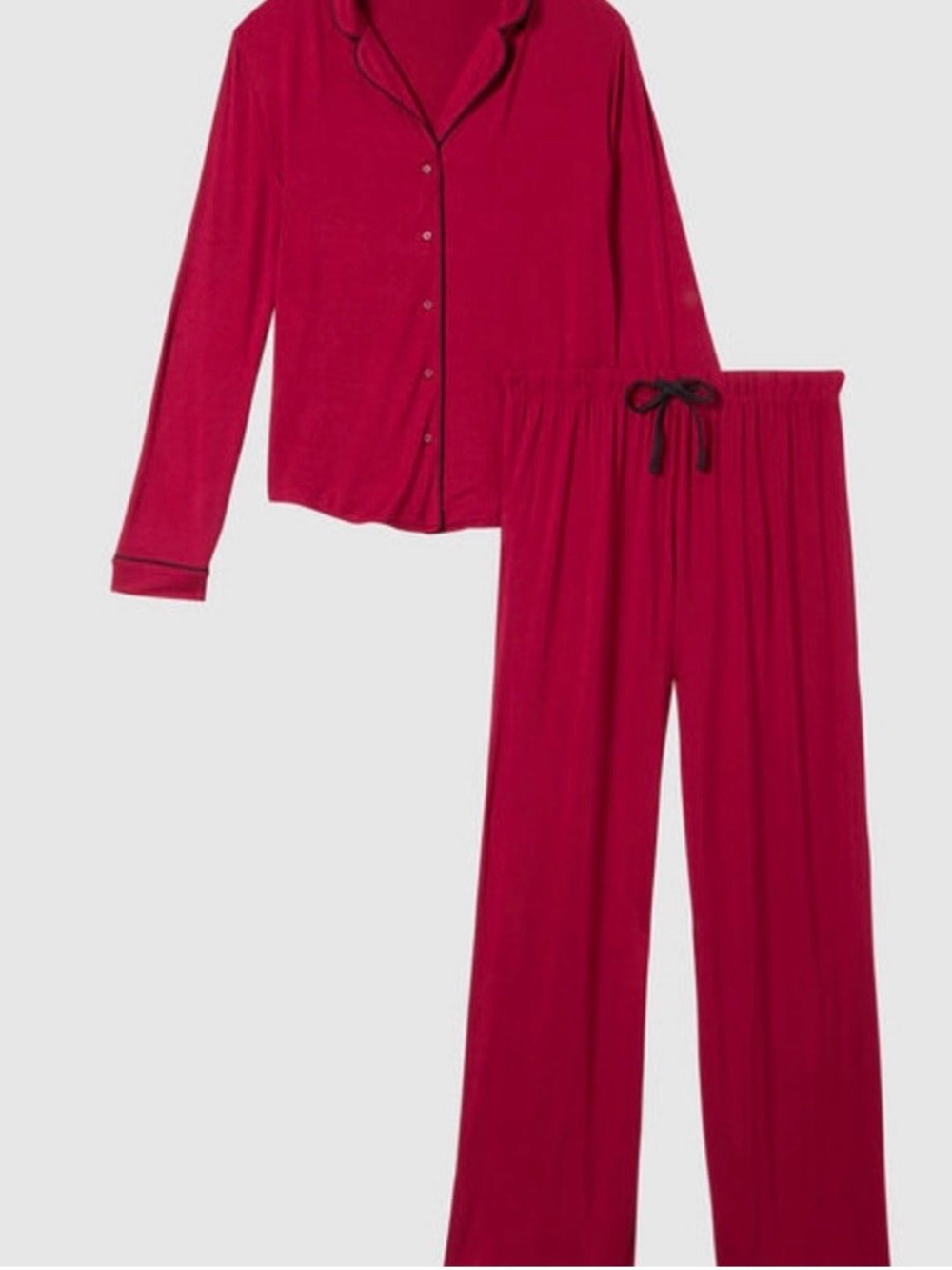 La SENZA Pajama Set in Burgundy Medium